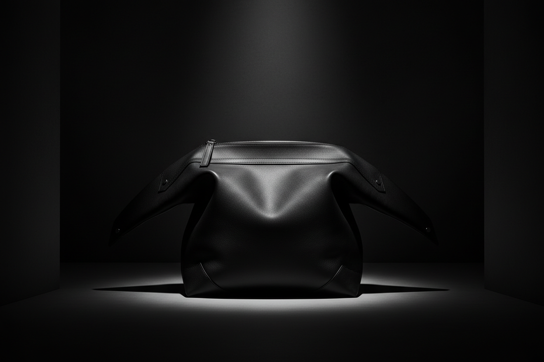 Alexander McQueen De Manta: Wie die ikonische geometrische Origami-Tasche den düsteren Avantgarde-Chic alltagstauglich macht