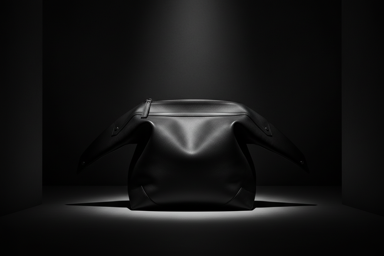 Alexander McQueen De Manta: Wie die ikonische geometrische Origami-Tasche den düsteren Avantgarde-Chic alltagstauglich macht