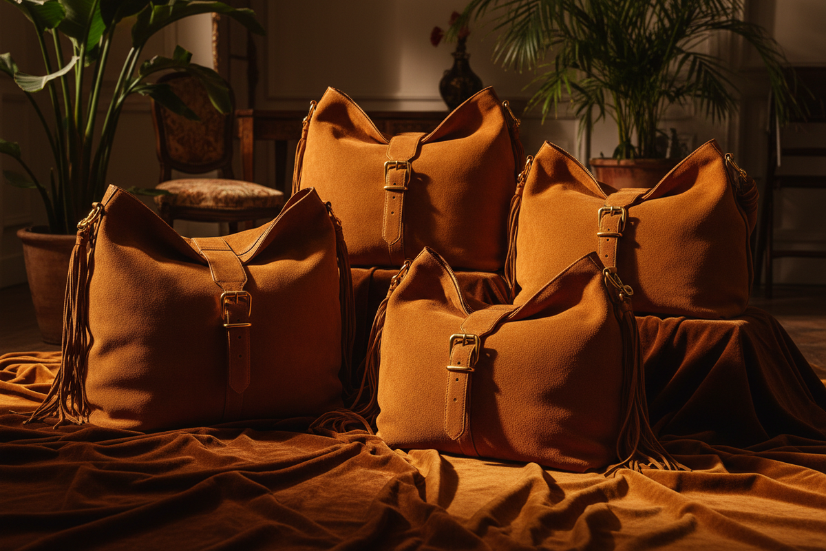 Das große Wildleder-Revival: Die 5 besten karamellfarbenen Retro-Tote-Bags der Saison im Luxus-Test