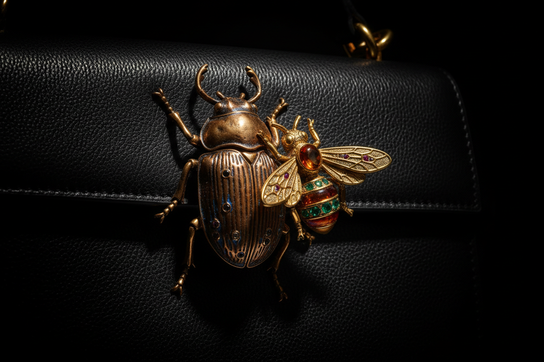 Skulpturale Hardware & Juwelen-Verschlüsse: Wie Loewe und Dior mit 3D-Insekten und Metallkunst die Luxus-Laufstege revolutionieren
